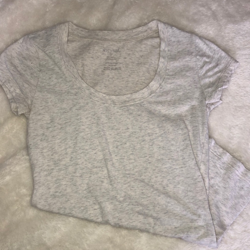 Cream stretchy t shirt